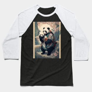 Japanese panda mother Baseball T-Shirt